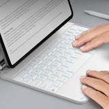 Husa tableta pentru iPad 10 (2022) 10.9, ESR Rebound Magnetic Keyboard, alb
