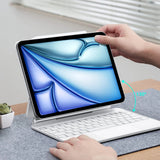 Husa tableta pentru iPad 10 (2022) 10.9, ESR Rebound Magnetic Keyboard, alb