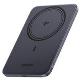 Baterie externa UGREEN Wireless PB580 (75984B), MagSafe, Incarcare rapida, Qi2, Type-C, Subtire Design, 5000mAh, 15W, gri