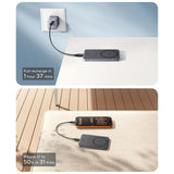 Baterie externa UGREEN Wireless PB580 (75984B), MagSafe, Incarcare rapida, Qi2, Type-C, Subtire Design, 5000mAh, 15W, gri