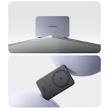 Baterie externa UGREEN Wireless PB580 (75984B), MagSafe, Incarcare rapida, Qi2, Type-C, Subtire Design, 5000mAh, 15W, gri