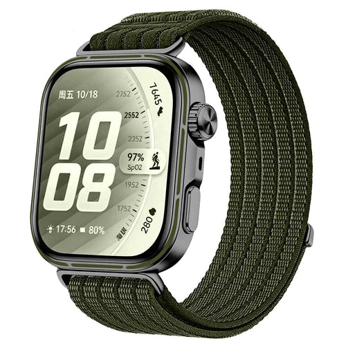 Curea pentru Huawei Watch Fit 5, Techsuit Watchband (W085), verde inchis