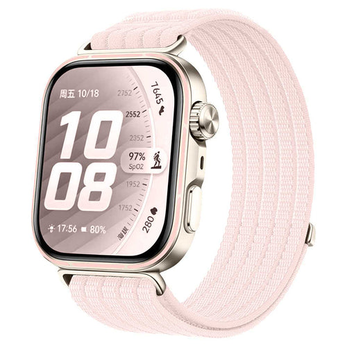 Curea pentru Huawei Watch Fit 5, Techsuit Watchband (W085), roz pudra