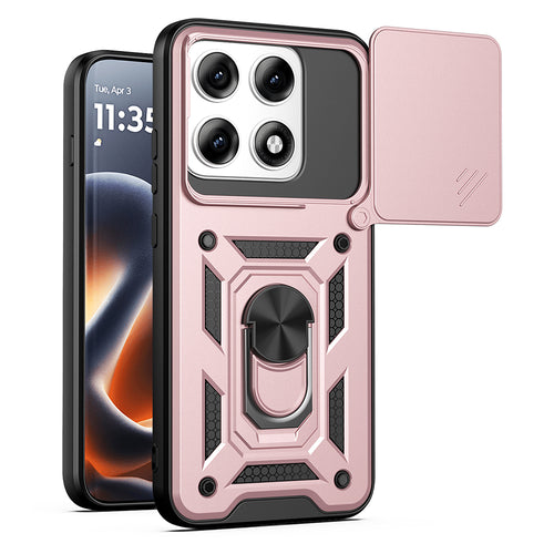 Husa pentru Motorola Edge 70 Pro, Techsuit CamShield Series, roz