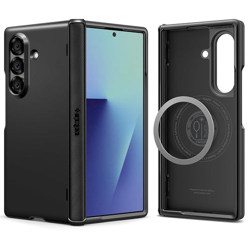 Husă pentru Google Pixel 11 Pro Fold, Spigen Slim Armor Pro MagFit, Neagră