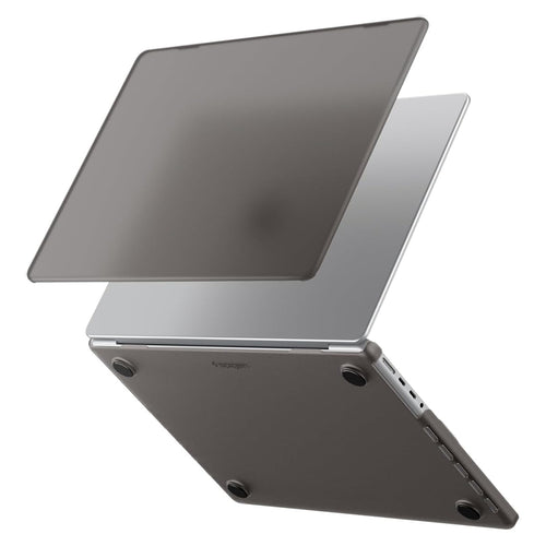 Husa laptop Spigen Airskin (ACS11527), MacBook Pro 16 (2021 / 2023 / 2024 / 2026), negru frost