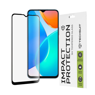 Folie de protectie pentru Honor X6, Techsuit 111D Full Cover / Full Glue Glass