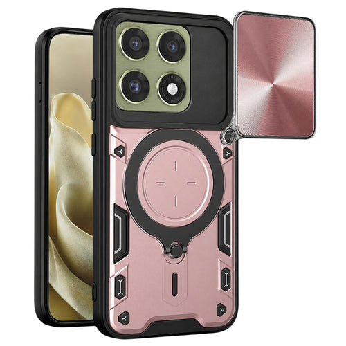 Husa pentru Motorola Edge 70 Pro, Techsuit CamGuard Pro, roz auriu