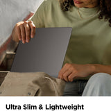 Husa laptop Spigen Airskin (ACS11531), MacBook Air 13 (2022 / 2024 / 2025 / 2026), negru frost