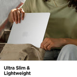 Husa laptop Spigen Airskin (ACS11530), MacBook Air 13 (2022 / 2024 / 2025 / 2026), transparenta