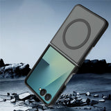 Husa pentru Samsung Galaxy Z Flip8, Techsuit PureFrost MagSafe, negru frost