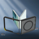 Husa pentru Samsung Galaxy Z Flip8, Techsuit PureFrost MagSafe, negru frost