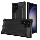 Husa pentru Samsung Galaxy S23 Ultra, Techsuit Hybrid Armor, negru