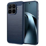 Husa pentru Xiaomi 17T Pro, Techsuit Carbon Silicone, albastru