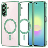 Husa pentru Samsung Galaxy A27 5G, Techsuit Lux Crystal MagSafe, verde deschis