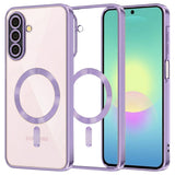 Husa pentru Samsung Galaxy A27 5G, Techsuit Lux Crystal MagSafe, mov