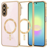 Husa pentru Samsung Galaxy A27 5G, Techsuit Lux Crystal MagSafe, auriu
