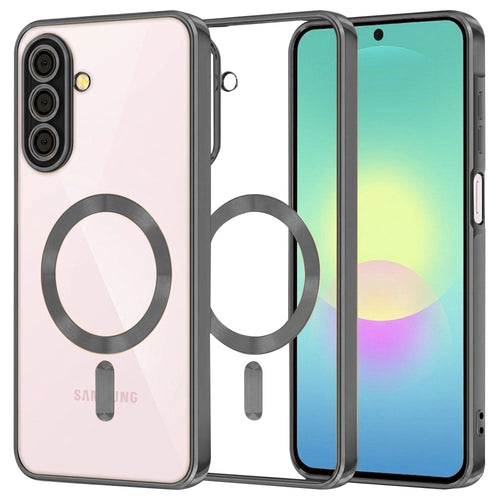Husa pentru Samsung Galaxy A27 5G, Techsuit Lux Crystal MagSafe, negru