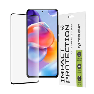 Folie de protectie pentru Xiaomi Redmi Note 11 Pro+ 5G, Techsuit 111D Full Cover / Full Glue Glass