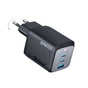 Anker Incarcator Retea GaN Prime (A2669313), GaN Incarcare Rapidar 67W, 2x Type-C, EU, Gri