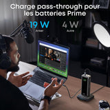 Anker Prime Charging Base (A1903G11), pentru Anker Prime Baterie Externa 150W, 2x Type-C, USB