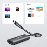 Anker Video Adapter (A83120A2), Type-C to HDMI, Ultra HD, 4K@60Hz, Video & Audio Digital Sync, Plug & Play, Gray