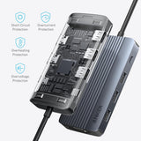 Anker Docking Station (A83790A2), 2x USB-C, 3x USB, 2x HDMI, VGA, Triple Display, 4K@60Hz, PD100W, 5Gbps, Gri