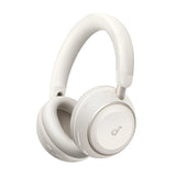 Anker Casti Wireless Soundcore Space 2 (D1402G21), AI 3-Microfon, Anulare Zgomot, Audio Hi-Res, Ldac, Mod Somn, Alb