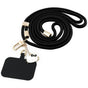 Snur telefon Hello Kitty Crossbody Cord cu Kitty Head Charm, Universal, Nylon, 150 cm, Negru