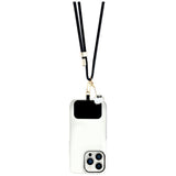 Snur telefon Hello Kitty Crossbody Cord cu Kitty Head Charm, Universal, Nylon, 150 cm, Negru