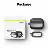 Husă pentru AirPods Pro 3, Ringke UX Magnetic, Transparentă