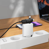 Adaptor USB 2.0 la Lightning / Type-C / Micro-USB Borofone BV26D, 3 in 1, Incarcare si Transfer Date, 1.5A, Negru