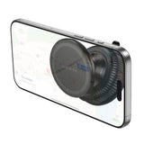 Suport telefon universal Borofone Rider BH139, magnetic, ventuza, rotatie 360°, telefoane 4.5-7 inch, Negru
