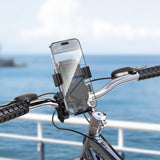 Suport telefon pentru bicicletă / motocicletă / cărucior, Borofone Camino BH141, rotație 360°, telefoane 6-7 inch, Negru