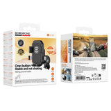 Suport telefon pentru bicicletă / motocicletă / cărucior, Borofone Camino BH141, rotație 360°, telefoane 6-7 inch, Negru