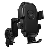 Suport telefon pentru bicicletă / motocicletă / cărucior, Borofone Camino BH141, rotație 360°, telefoane 6-7 inch, Negru
