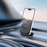 Suport auto magnetic pentru bord Acefast E46, design ultrasubțire pliabil, Negru