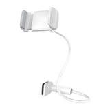 Suport telefon Borofone Desk Holder Bright Shell BH23, brat flexibil, rotire 360°, telefoane 4.5-6.5 , Alb