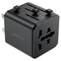 Adaptor de călătorie universal Acefast Z11, Fast Charging, 10A, 2500W, AC100-250V, Negru