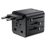 Adaptor de călătorie universal Acefast Z11, Fast Charging, 10A, 2500W, AC100-250V, Negru