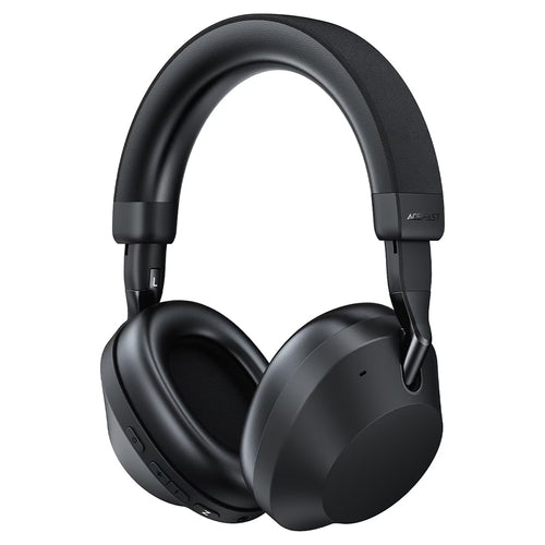 Căști Acefast H14, Bluetooth 6.0, ANC Hibrid 4 microfoane, Mod Gaming, AUX, Negre