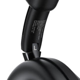 Căști Acefast H14, Bluetooth 6.0, ANC Hibrid 4 microfoane, Mod Gaming, AUX, Negre