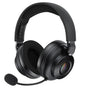 Căști wireless gaming Acefast H15, Bluetooth 6.0 + 2.4G + AUX, latență 0.02s, RGB, microfon, Negre