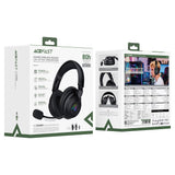 Căști wireless gaming Acefast H15, Bluetooth 6.0 + 2.4G + AUX, latență 0.02s, RGB, microfon, Negre