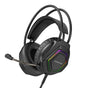 Căști Over-Ear Gaming Borofone Thunder BO105, Microfon, USB + Jack 3.5mm, Iluminare LED, 50mm, Negre