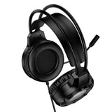 Căști Over-Ear Gaming Borofone Wave BO112, Difuzoare 50mm, Microfon, USB + 3.5mm, Iluminare LED, Negre