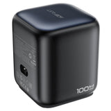 Stație de încărcare desktop Acefast Z10, 3x USB-C, USB, GaN PD 100W, Cablu USB-C retractabil, Display TFT Color, Neagră