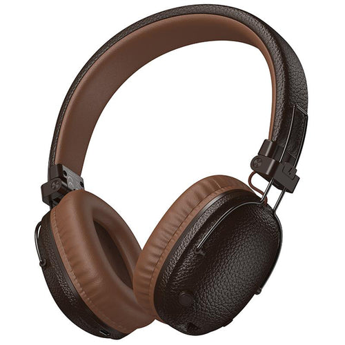 Căști Over-Ear wireless Borofone Suenos BO34, Bluetooth 5.4, 32 ore, încărcare rapidă, piele PU, Maro