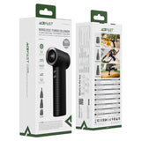 Ventilator portabil Acefast YF4, 199 niveluri, 3 duze, 77000 rpm, 4000 mAh, afișaj LED, Type-C, Negru