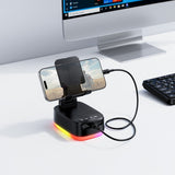 Boxa portabilă Borofone BR200 Marea, 3 în 1, Suport telefon și Power Bank 1500mAh, Bluetooth 6.0, TWS, 5W, Neagră
